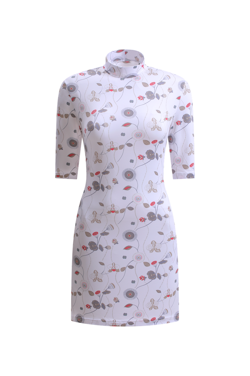 華やかゴルフ映え【Chervo】VALERIA072A レディースゴルフドレス Vestito donna da golf Chervò: scopri VALERIA 072A